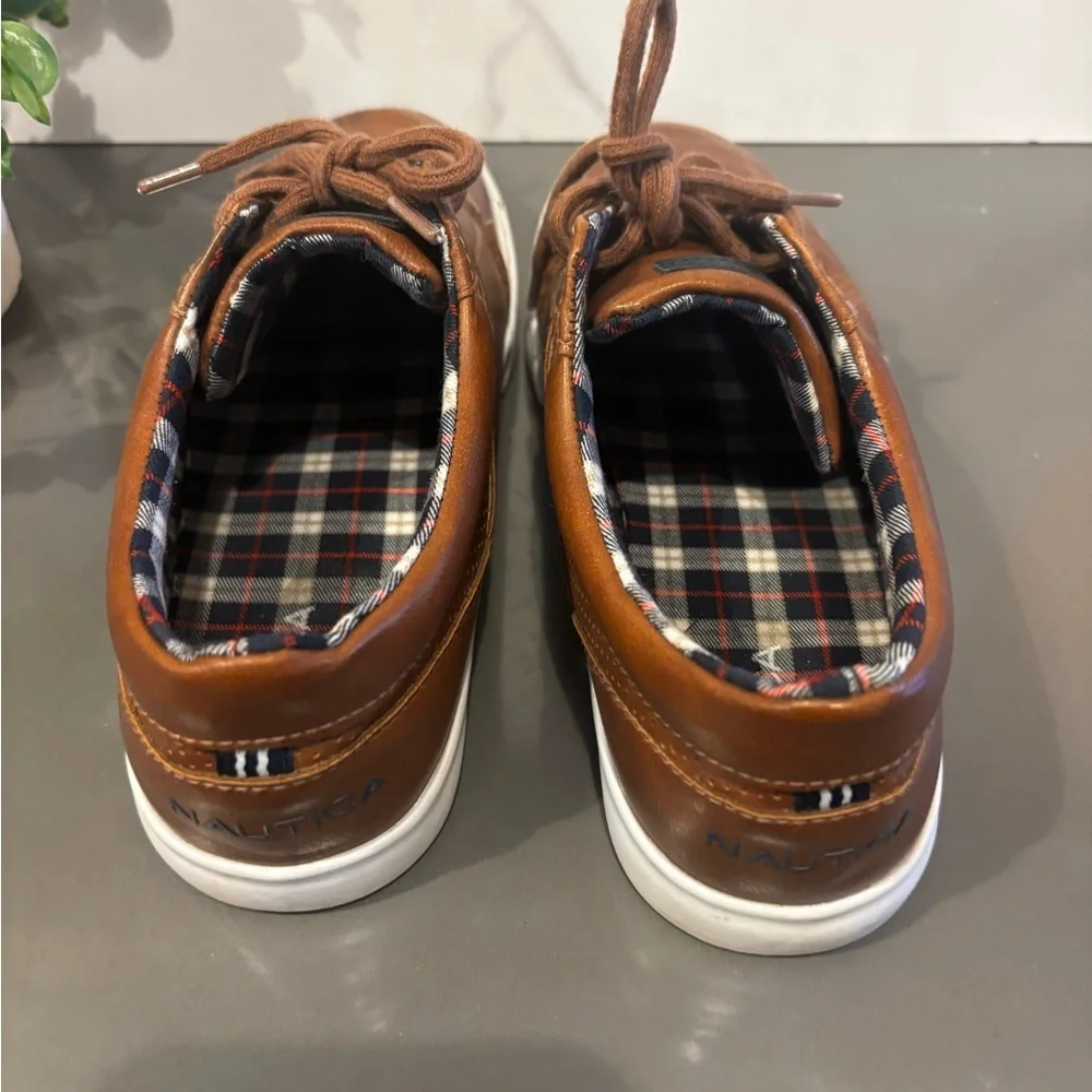 Nautica Brown Kids Lace-Up Shoes